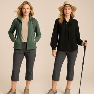 ⛰️ Swiss Alps Hiking Pants – Gray Size 38 ⛰️